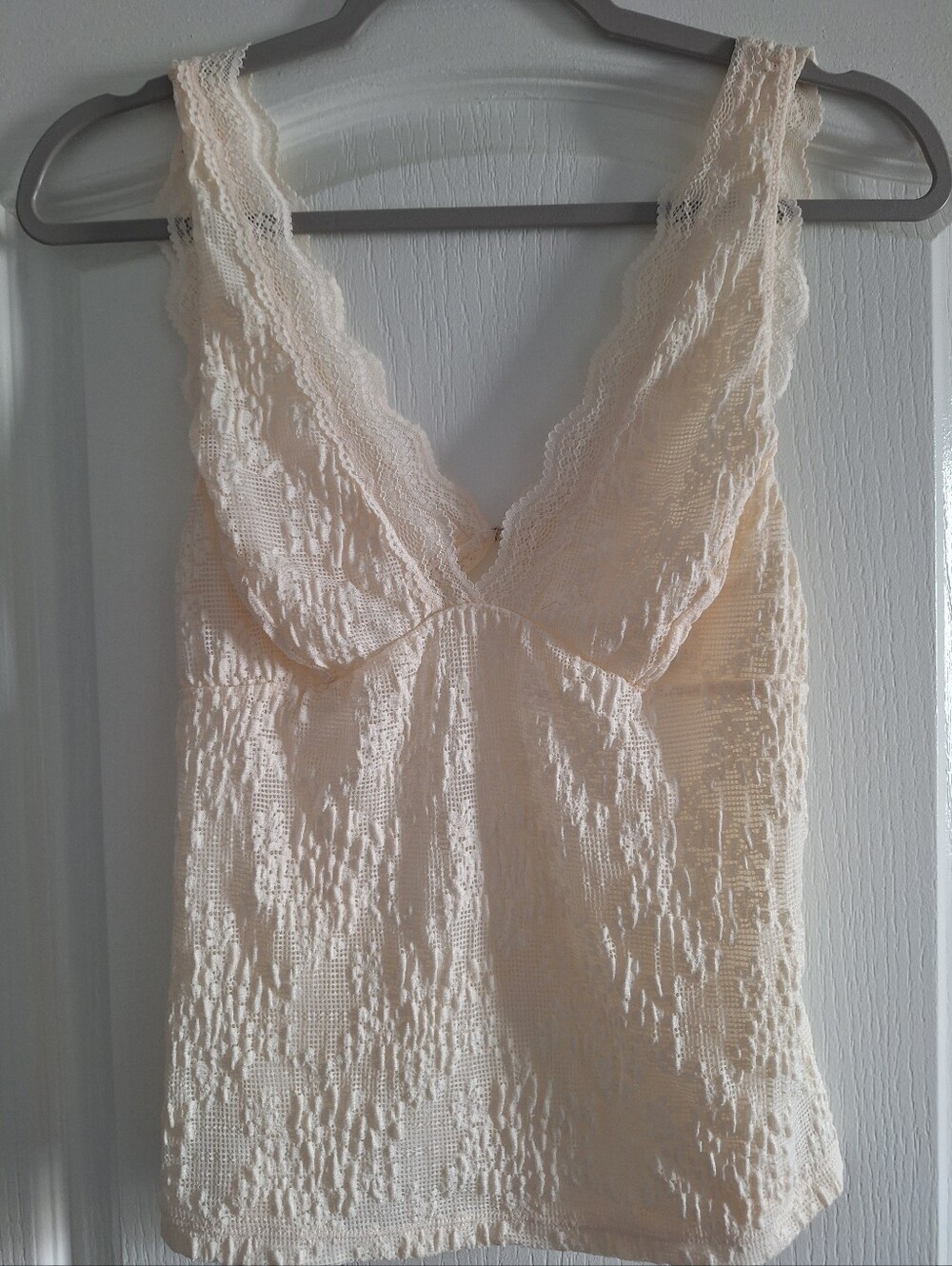 Free People Loved You First Lace Cami Size Large